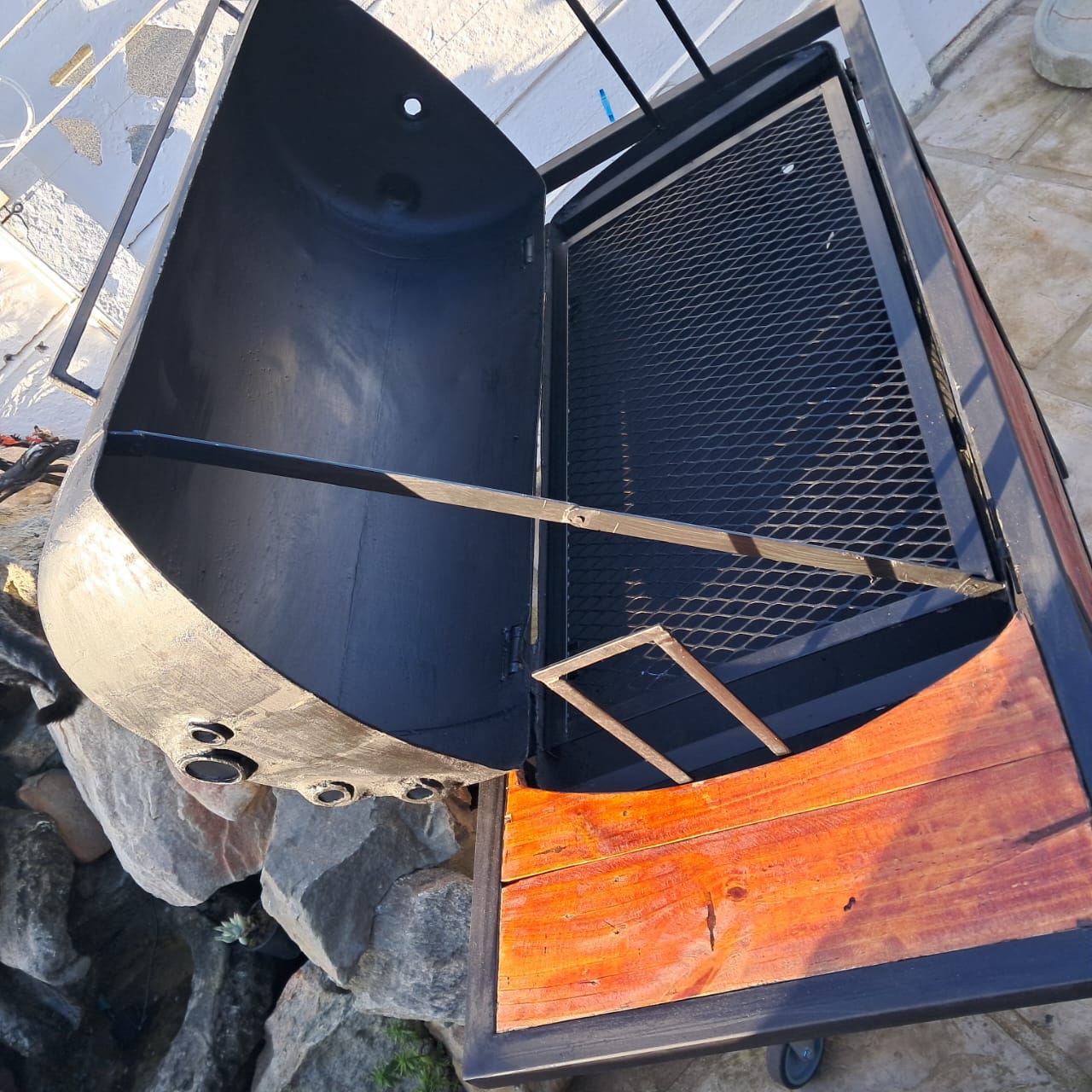 Smoker-Braai Combo Unit