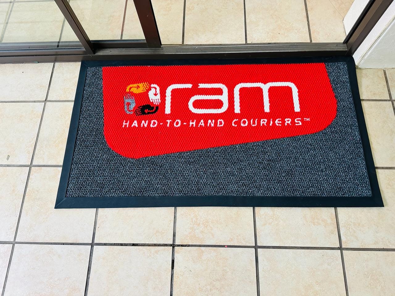 Custom Branded Mats – Make Your Brand Stand Out (Standard Double Door)1.5m x 1m
