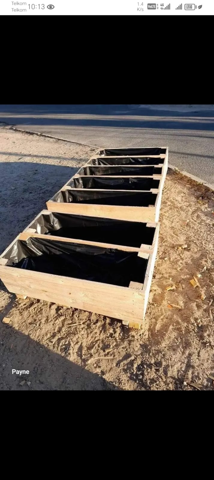 Wooden Planter Boxes (Lined)