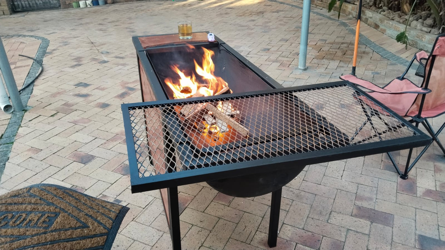 Tabletop Braai (Steel & Wood)
