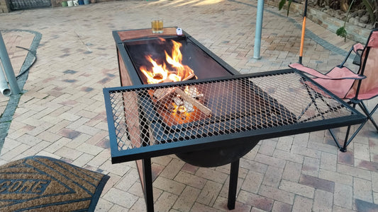 Tabletop Braai (Steel & Wood)