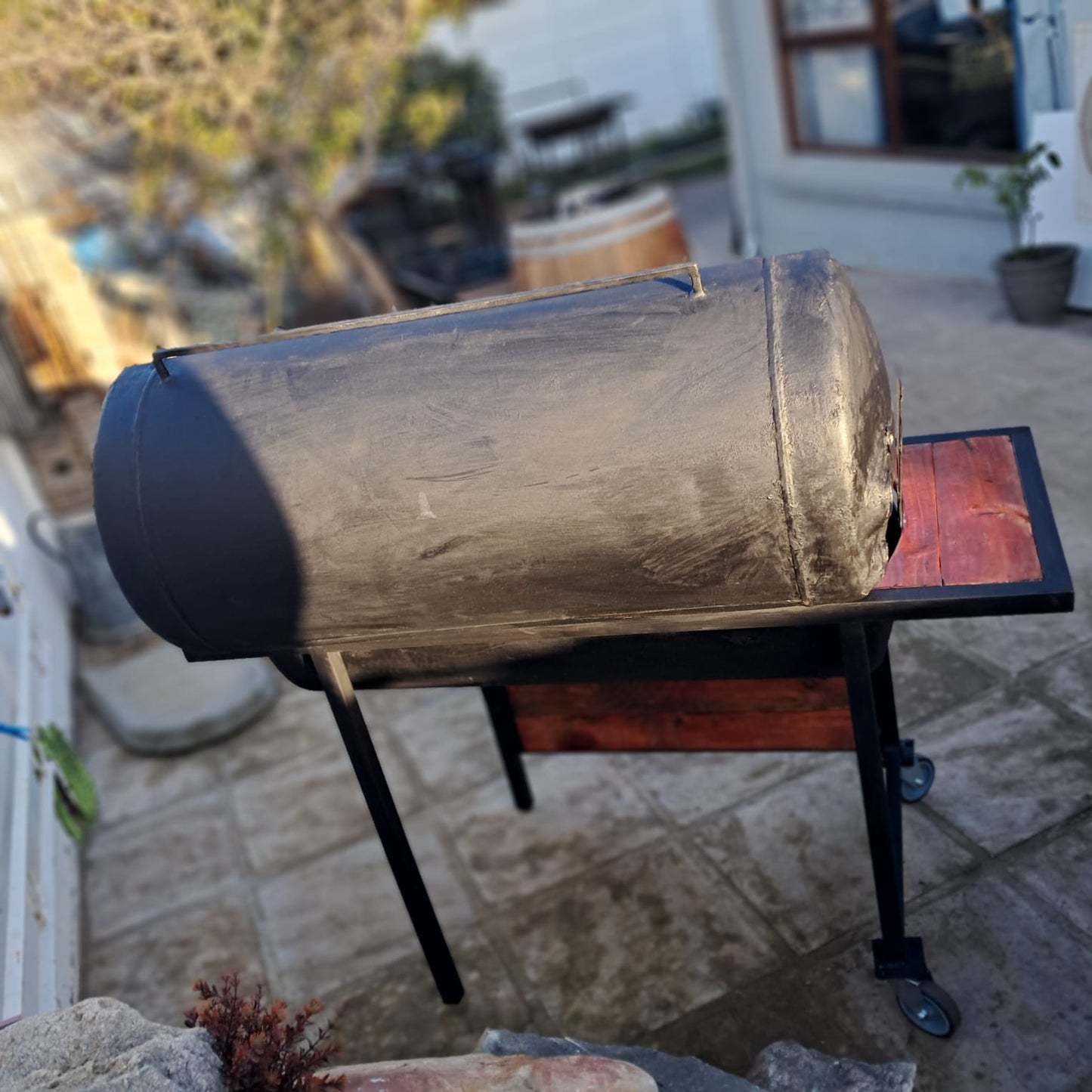 Smoker-Braai Combo Unit