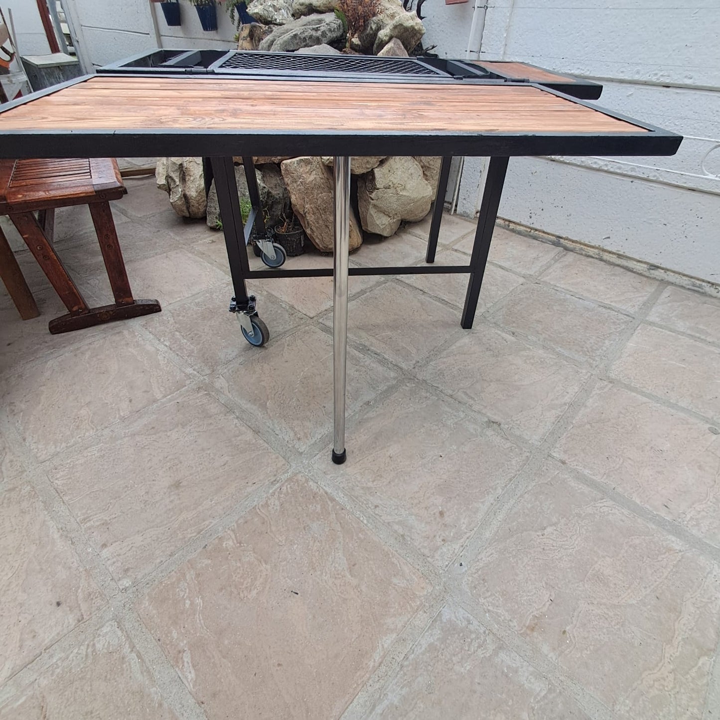 Tabletop Braai (Steel & Wood)